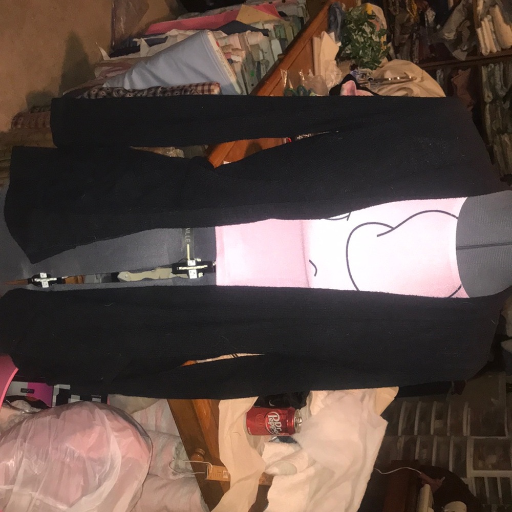 Black cardigan